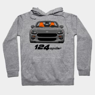 Fiat 124 Spider - Grey Hoodie